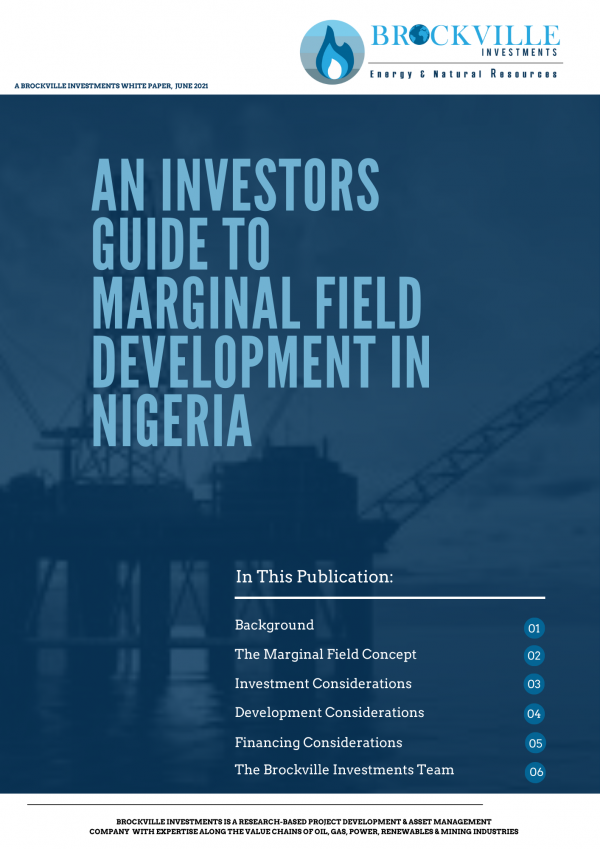 Globally, upstream oil & gas field development is highly capital intensive. For example, the gas infrastructural investment need in Sub-Saharan Africa is projected to be about $ 174 billion over the next 20 years. The regional ranking of countries with the largest of these infrastructure opportunities is as follows: Nigeria, Mozambique, Tanzania, Ghana Cote D’Ivoire, South Africa. This huge capital outlay presents unique challenges for developers of the 2020 marginal field licenses, especially when compared to the 2003 licensing round, two decades ago. One reason is, twenty years ago, there was less talk on climate change and little or no restriction of financing for fossil fuel sources of energy. As of now, there are international financing organizations that restrict financing for coal & oil while some make allowances for natural gas. The continuous global proliferation of renewable energy will be driven by favorable energy pricing and economics. Over time, energy sources are bound to compete with one another for relevance; be it oil & gas reserves from the waters in China, the North Sea, and Niger Delta, or renewable energy sources like solar, wind, biofuels, or even blue hydrogen. The presence of superior economics, availability of finance, proximity to users & delivery infrastructure will continue to drive the development of any energy source. Based on these current global trends, this publication addresses key considerations for marginal field development in Nigeria.